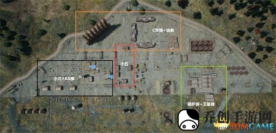 绝地求生机场地形与行动路线